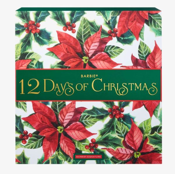 HJX13 2023 12 Days of Christmas Barbie Doll with Holiday Accessories - Image 13