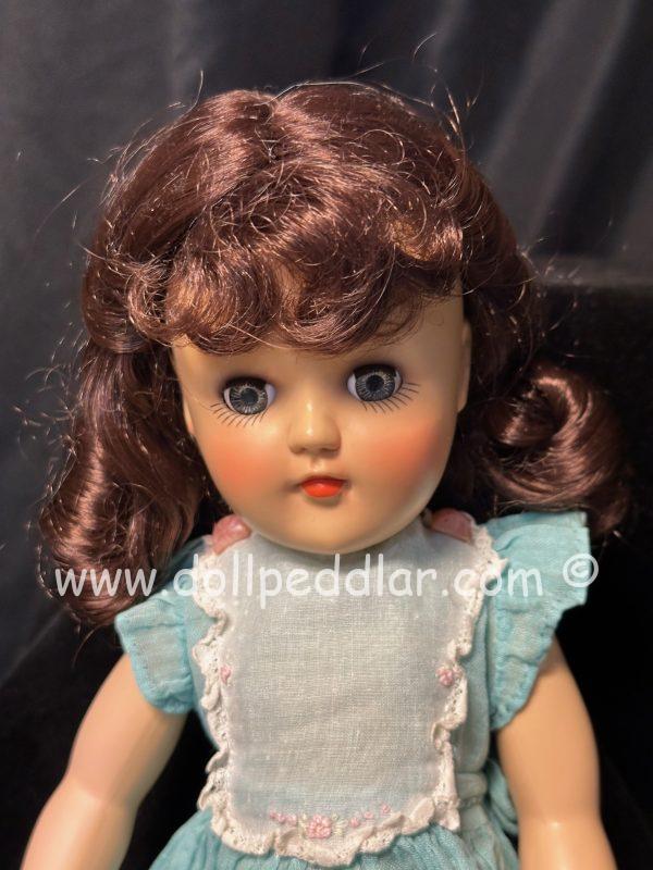 Vintage Blue & White Effanbee Dress & Shoes Fits 14" Dolls (Betsy McCall, Toni, Kish, Etc) - Image 4