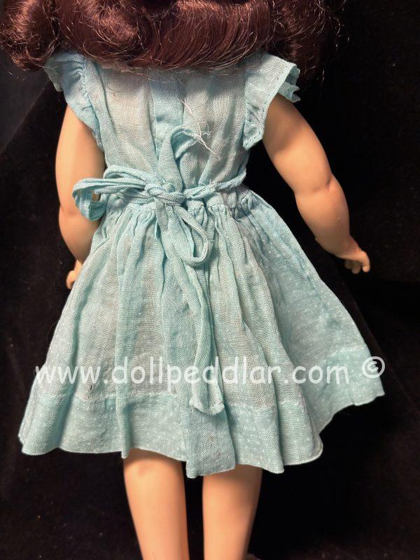 Vintage Blue & White Effanbee Dress & Shoes Fits 14" Dolls (Betsy McCall, Toni, Kish, Etc) - Image 5