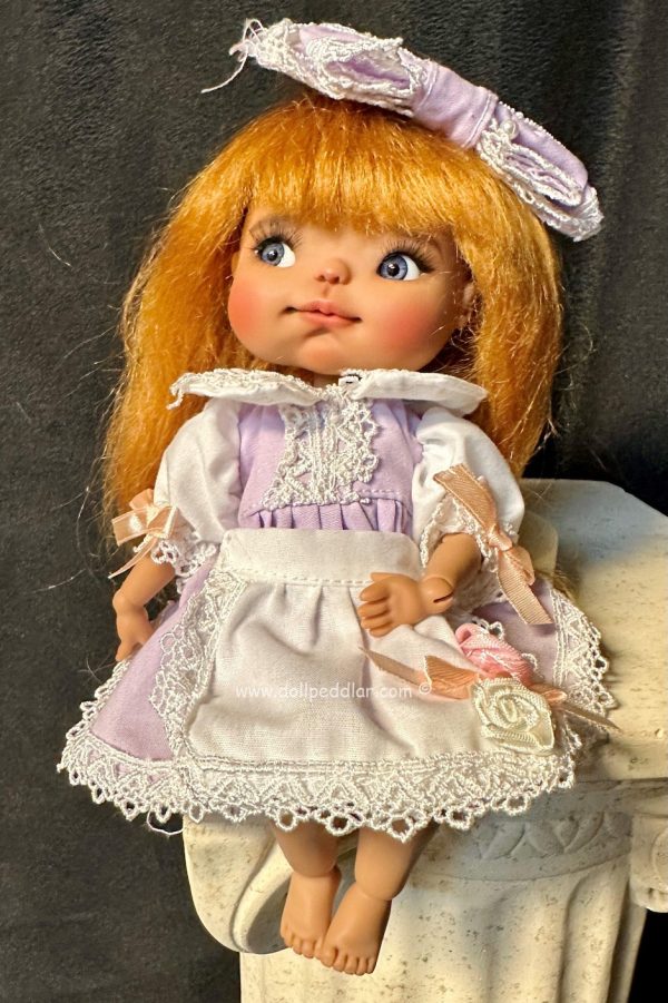 Meadowdolls Vienna Chibbi  Tan Resin NUDE  7.6". 9.5cm. New Mint - Image 2