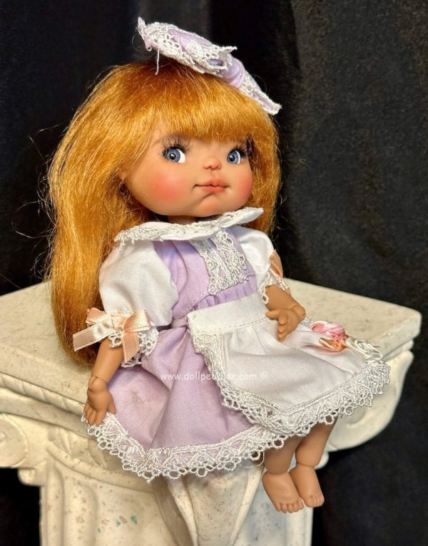 Meadowdolls Vienna Chibbi  Tan Resin NUDE  7.6". 9.5cm. New Mint - Image 4