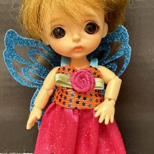 Butterfly Dress for 4″ Dolls