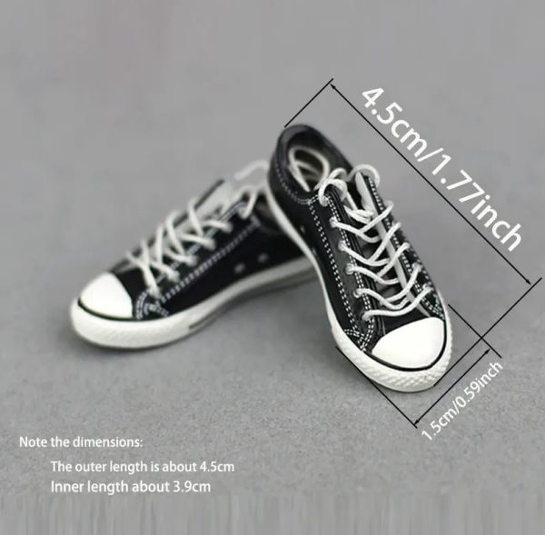 White Converse Shoes 45mm - Image 2