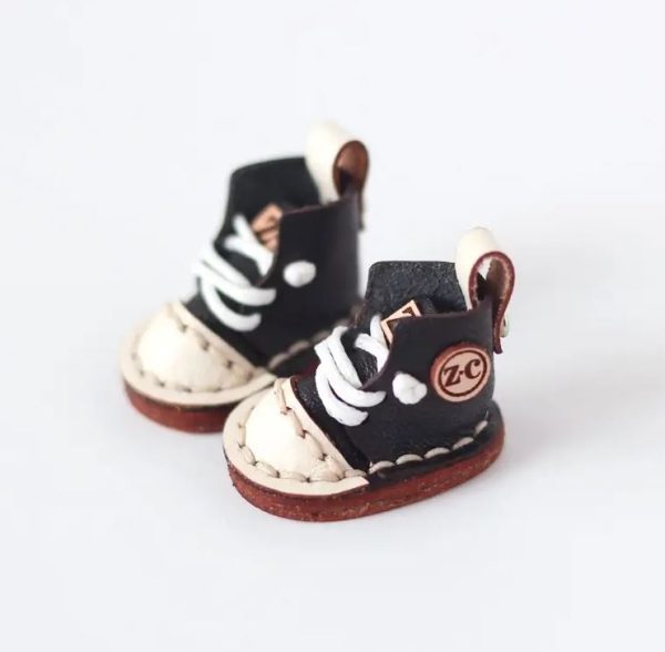 Black High-Top Converse Shoes 25mm
