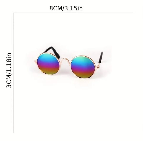 Pink Tinted Glasses 3" Wide - Image 2