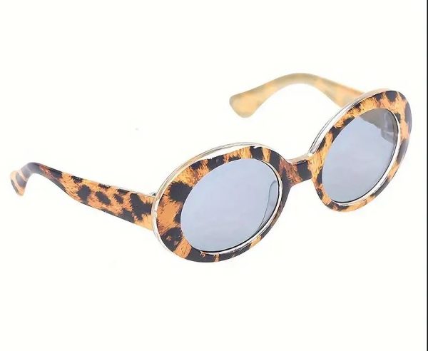 Animal Print Tinted Glasses 3" Wide