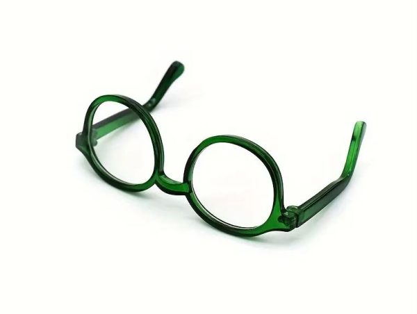 Green Glasses 3.5" Wide