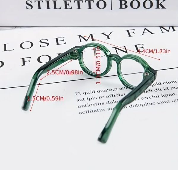 Light Brown Glasses 1.75" Wide - Image 2