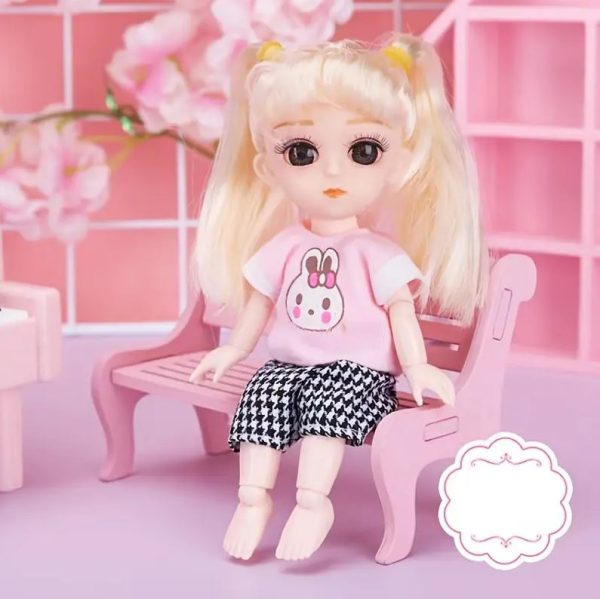 Cute Casual Outfit for 6" Dolls (4" Long)