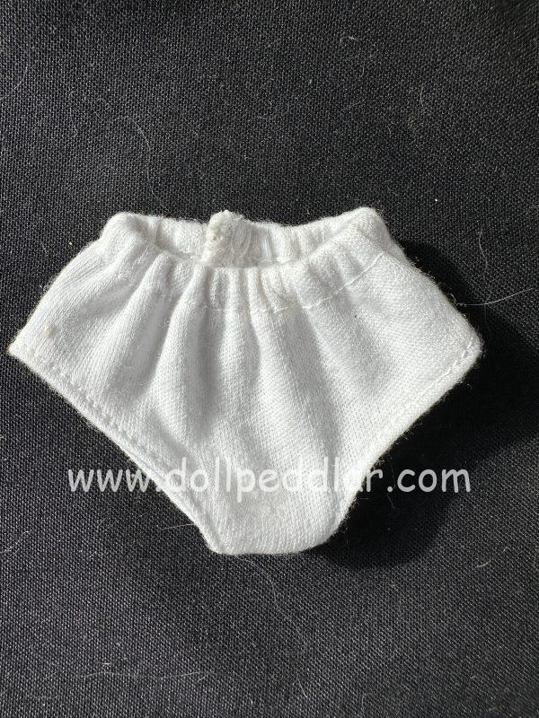 Medium White Panties with Elastic 4.5" waist