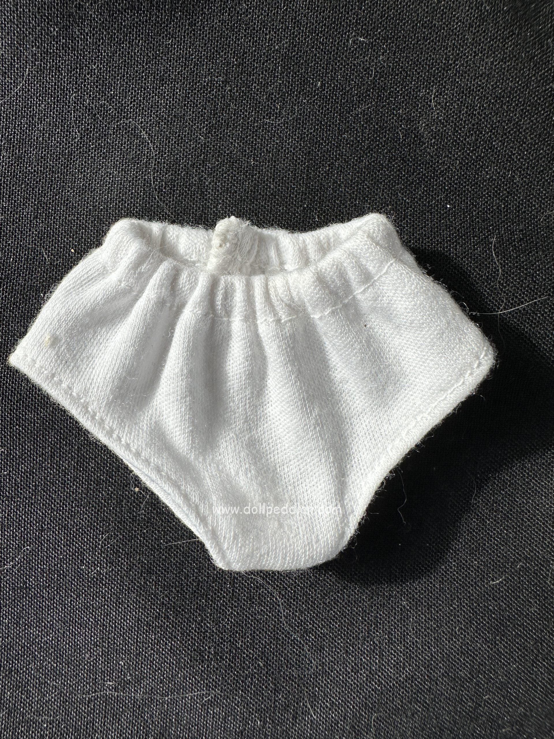 Medium White Panties with Elastic 4.5" waist