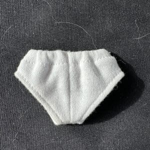 Medium White Panties with Elastic 4.5″ waist