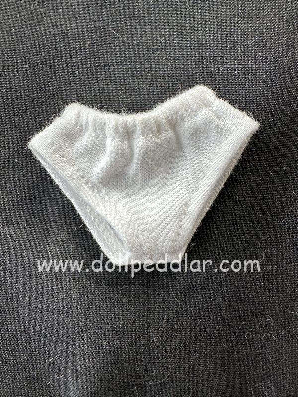 White Cotton Panties Small 3" waist