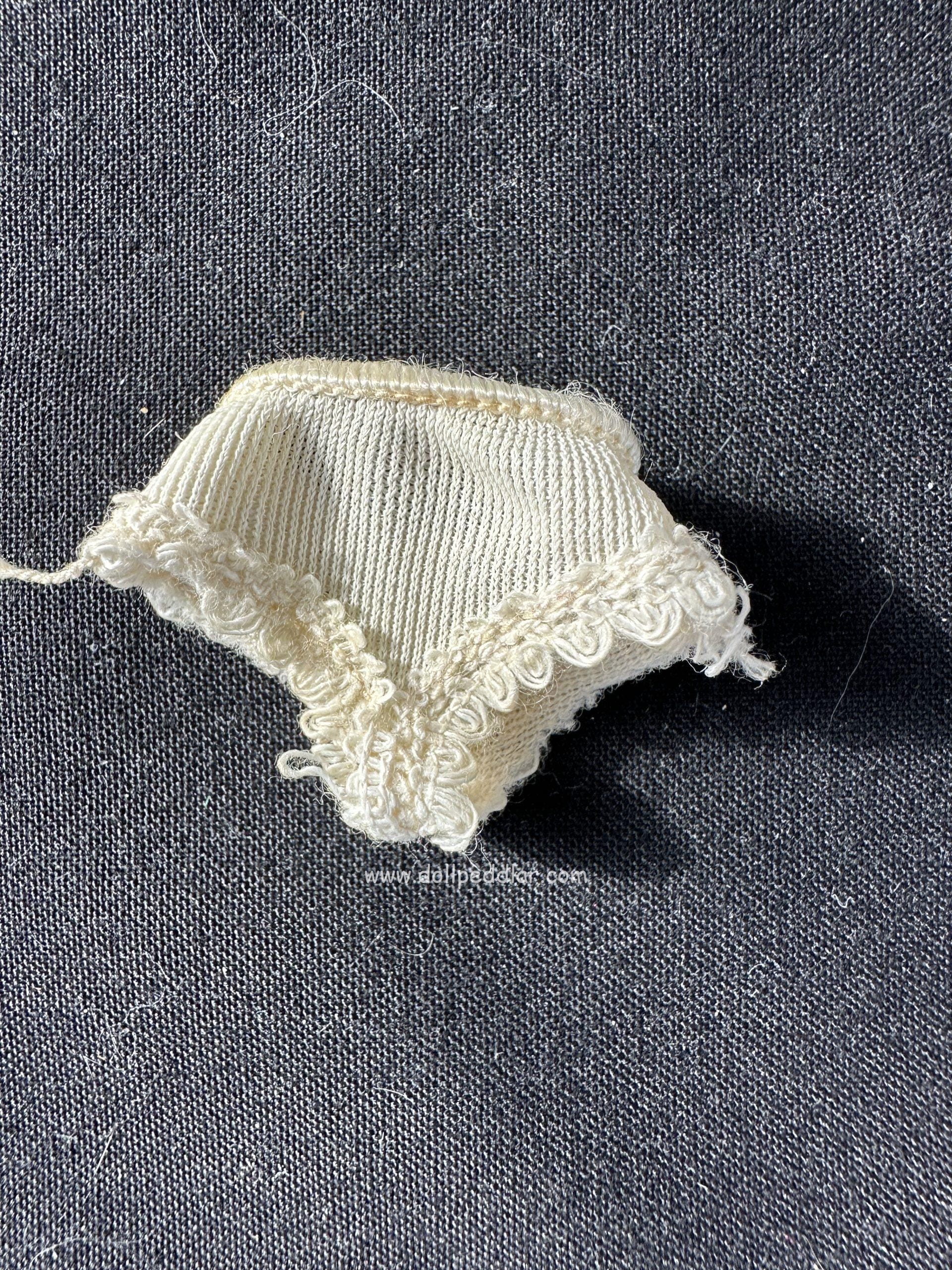 Tiny White Panties 2.5" waist - Image 2