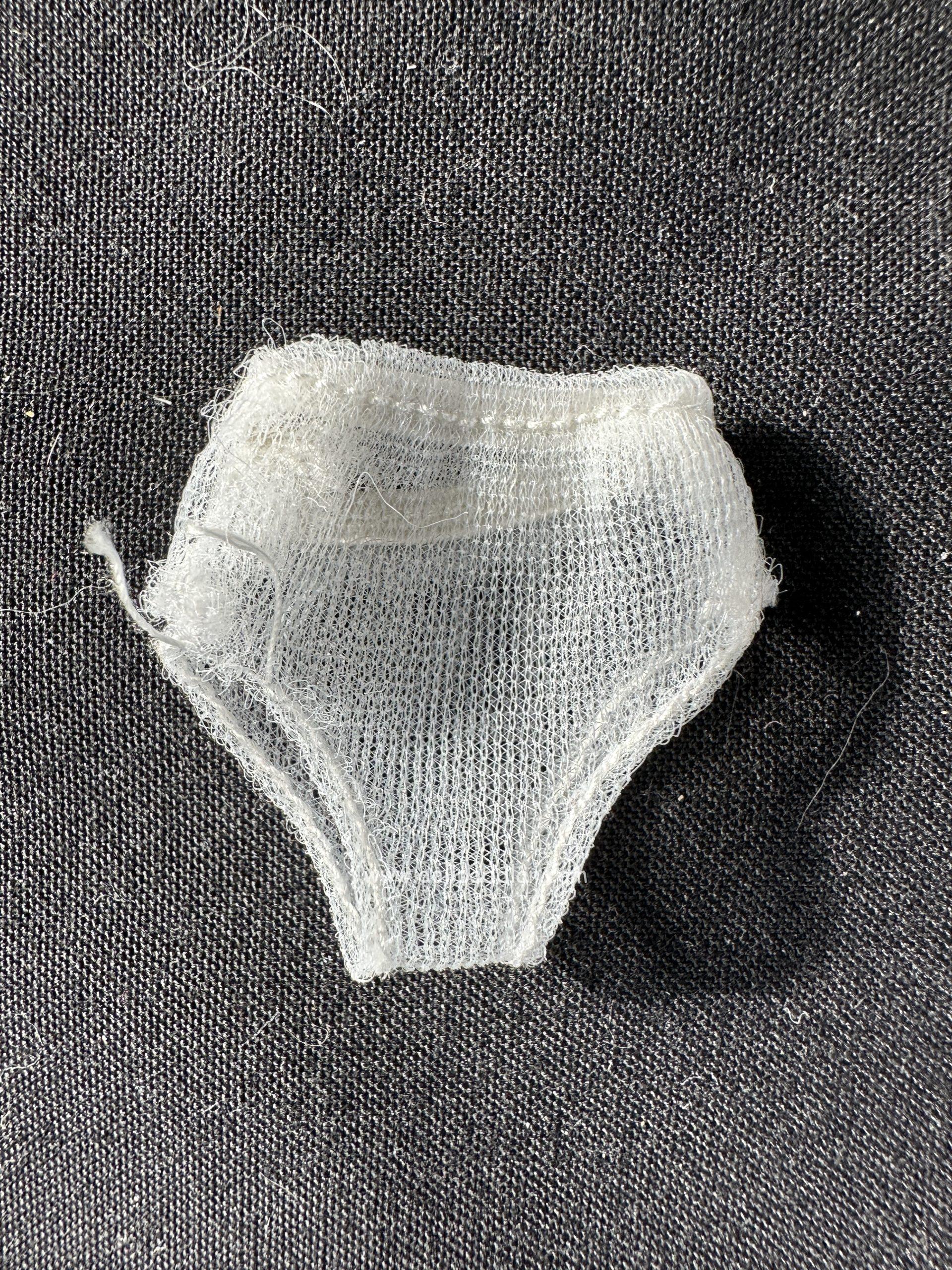 Tiny Sheer White Panties 2.5″ waist – Doll Peddlar