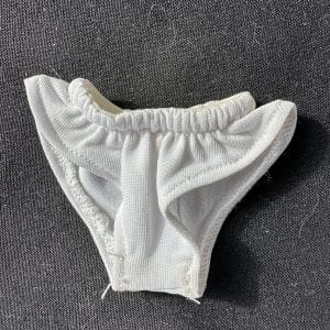 Medium White Panties 4″ waist
