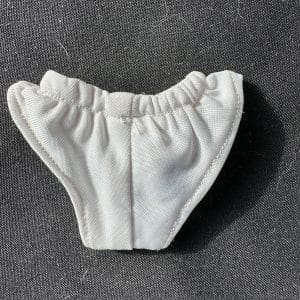 Medium White Panties 4″ waist