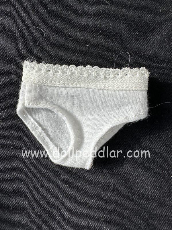 Medium White Panties 4" waist