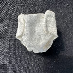 Tiny White Diaper 3″ waist