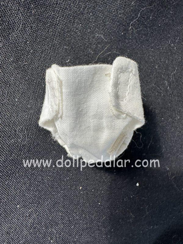Tiny White Diaper 3" waist