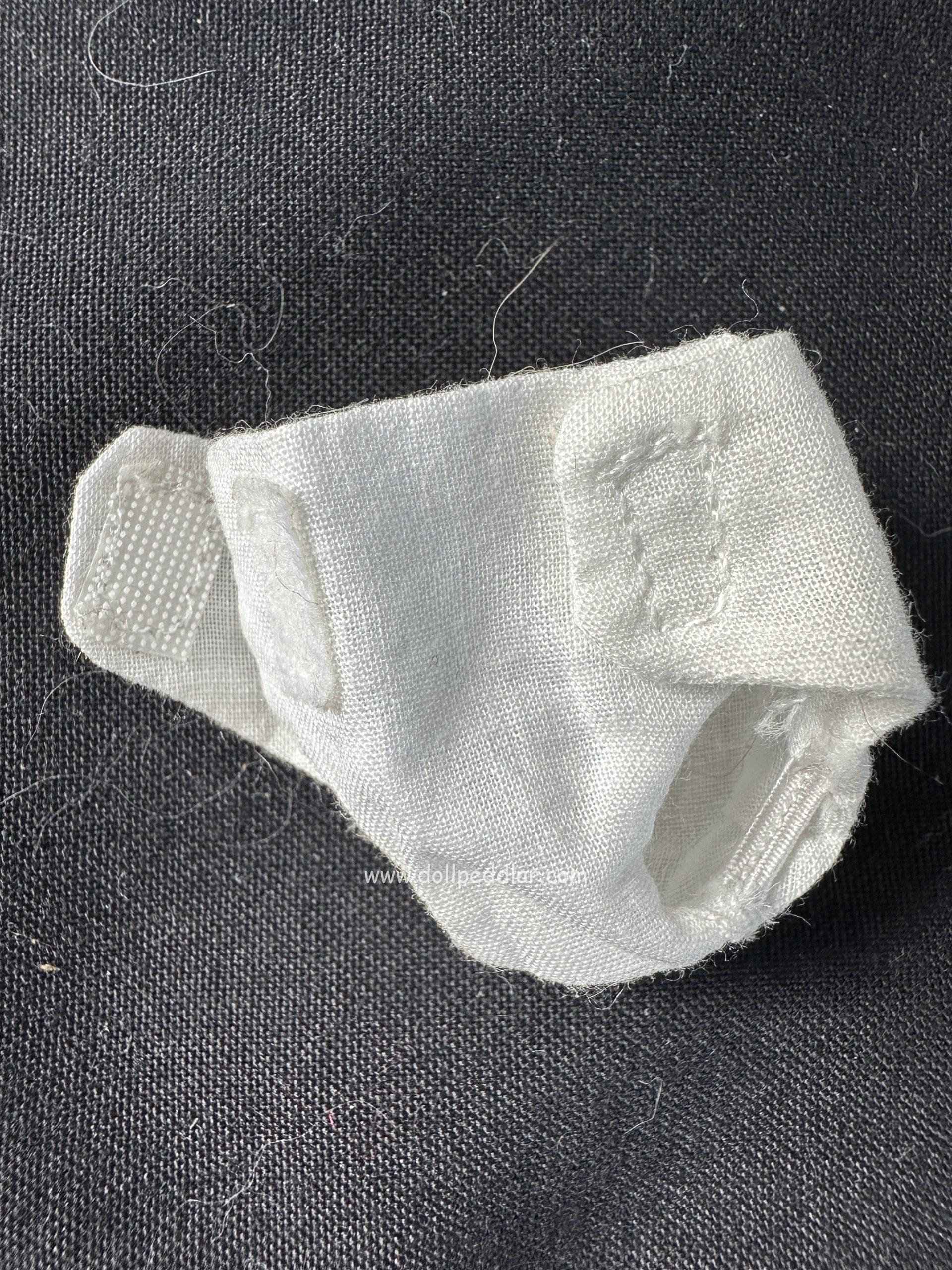 Tiny White Diaper 3" waist - Image 3