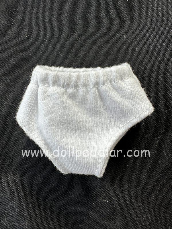 White Cotton Panties Small 3" waist - Image 3
