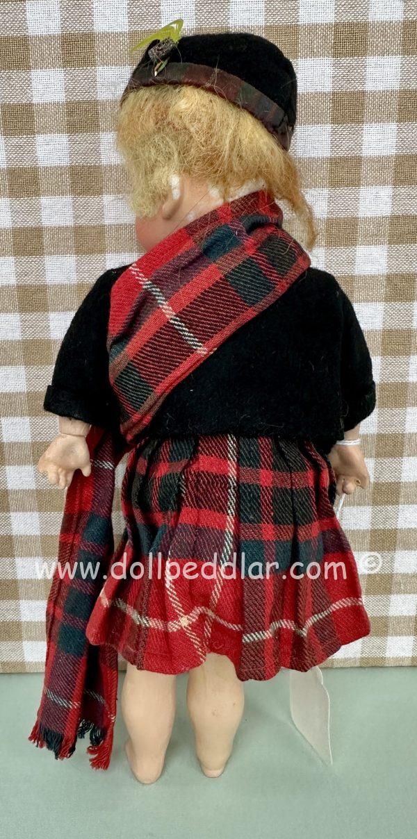 Antique AM 390 Painted Bisque Dressed Doll - Image 3