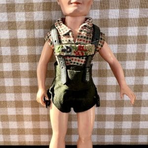 Vintage Uneeda Bob 10.5″ Doll in original Lederhosen Set