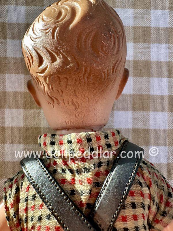 Vintage Uneeda Bob 10.5"  Doll in original Lederhosen Set - Image 5