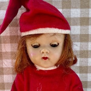 Vintage 8″ Ginny Doll wearing original outfit