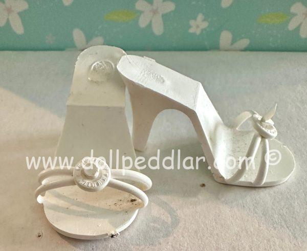 Vintage White   Cissy  Slides for fashion dolls Mint