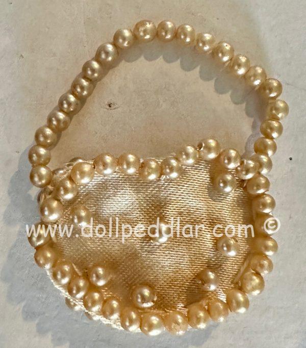 Vintage All Original pearl handbag found with Cissettes for 10" dolls - Image 2