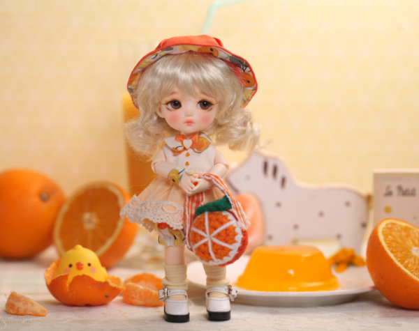 Lati Yellow Fruity Sisters ver. Optimistic Orange Melty Peach White Skin Full Set 16cm - Image 5