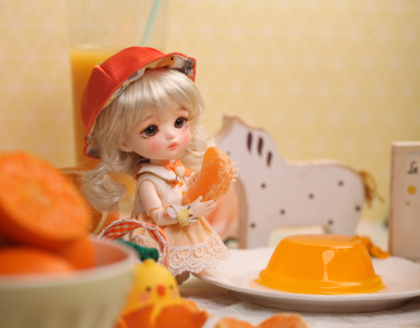 Lati Yellow Fruity Sisters ver. Optimistic Orange Melty Peach White Skin Full Set 16cm - Image 7