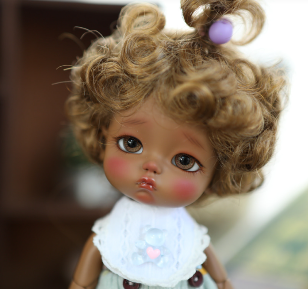 Lati Yellow Three Little Babies ver. Yomi Brown Tan Skin NUDE 16cm