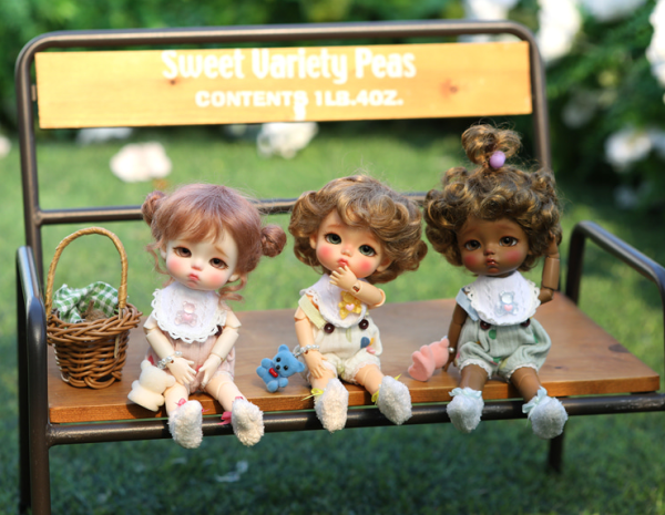 Lati Yellow Three Little Babies ver. Yomi Brown Tan Skin NUDE 16cm - Image 9