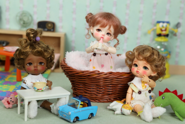 Lati Yellow Three Little Babies ver. Yomi Brown Tan Skin NUDE 16cm - Image 6