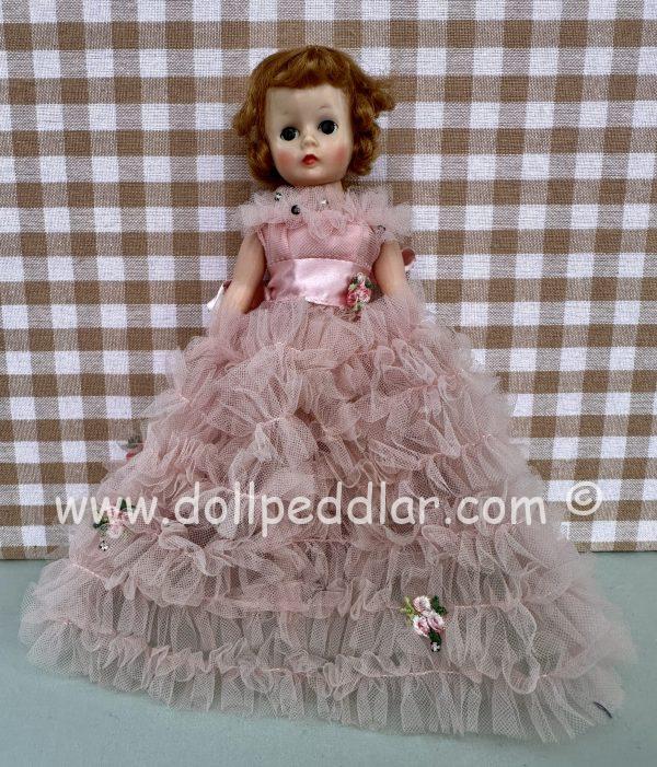 Vintage Madame Alexander Pink Ball Gown Cissette 10" Doll - Image 2