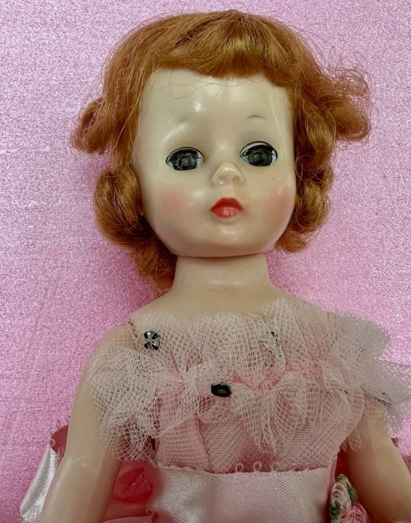 Vintage Madame Alexander Pink Ball Gown Cissette 10" Doll
