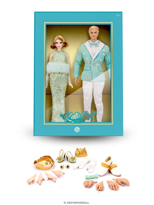 JHD FashionDoll Katiegirl Marvelous Night Gloria & Adonis Giftset - Image 4