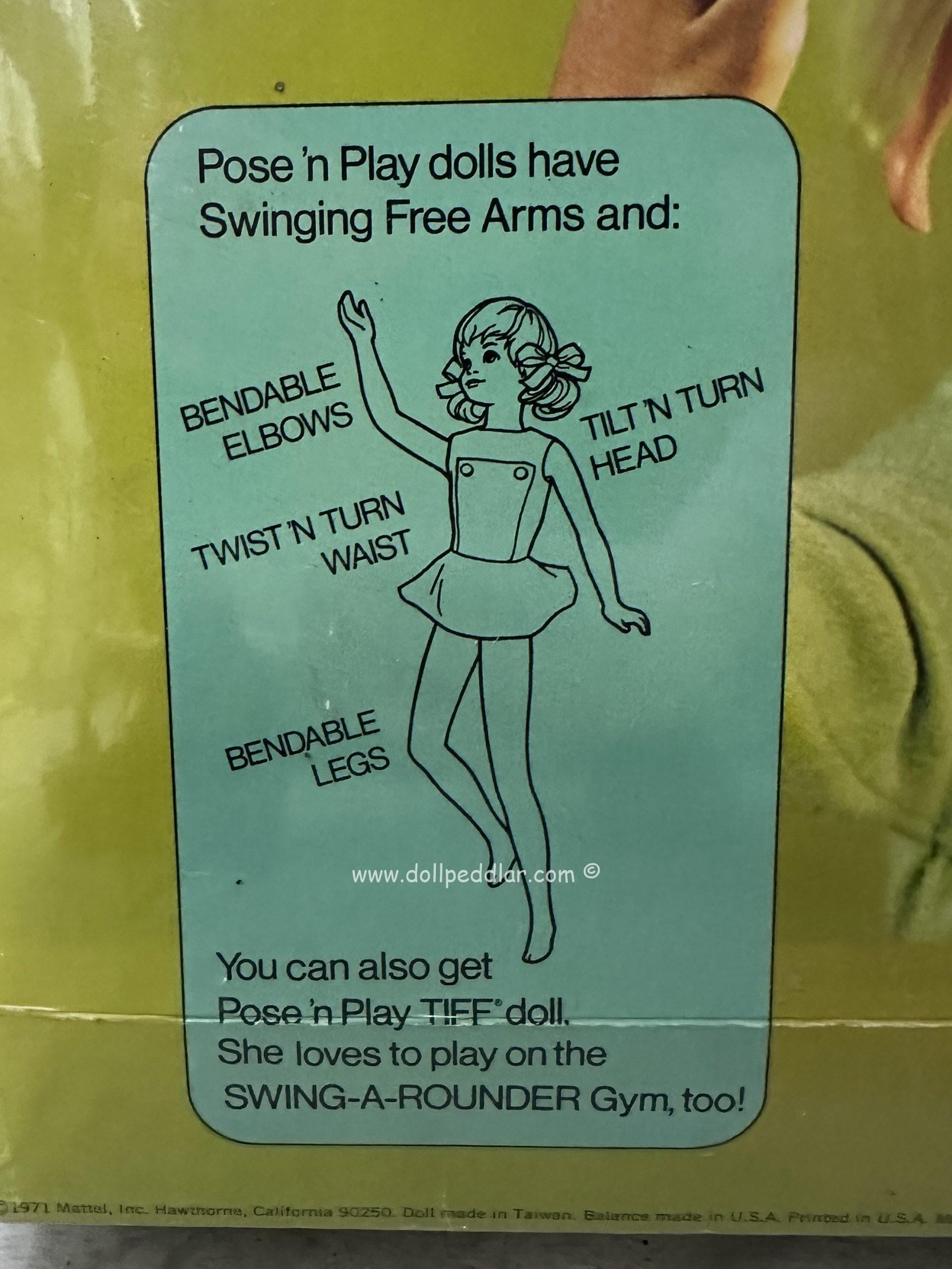 RARE Vintage 1972 Skipper Pose 'N Play Swing-A-Rounder Gym NRFB - Image 6