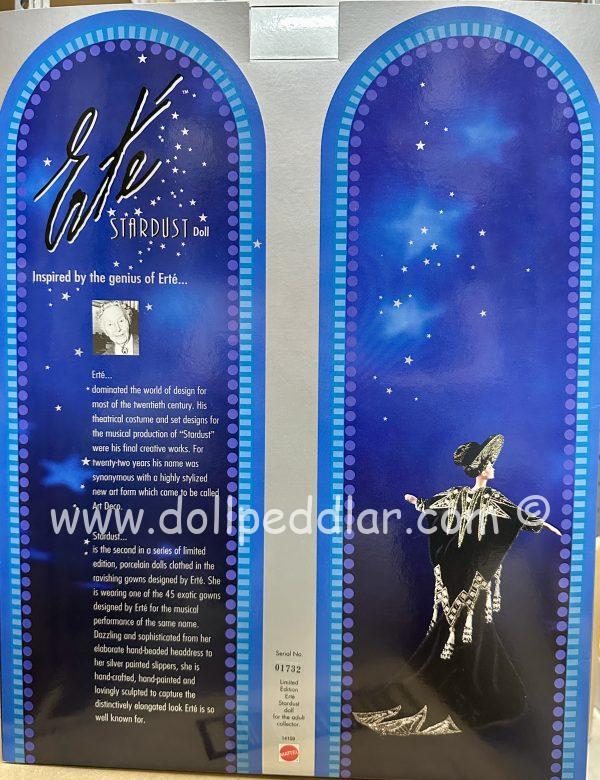 14109 Erte Stardust #2 Porcelain Barbie NRFB in Shipper - Image 3