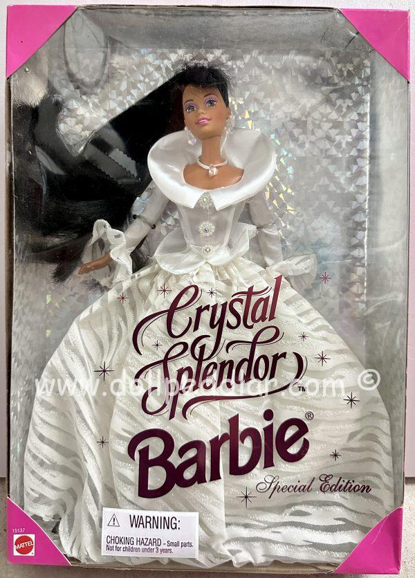 1995 Crystal Splendor Barbie African American NRFB - Image 2