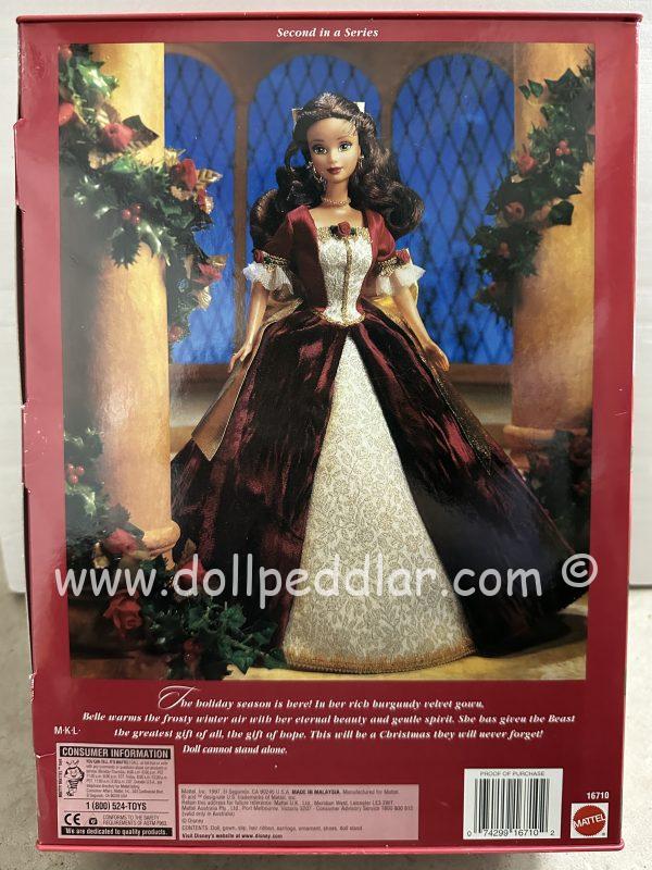 16710 Disney Holiday Princess Belle (Beauty & the Beast) NRFB - Image 3