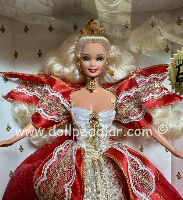 17832 Blonde 1997 Happy Holidays Barbie NRFB - Image 2