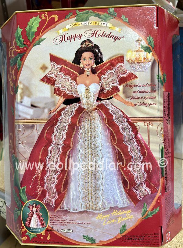 17832 Blonde 1997 Happy Holidays Barbie NRFB - Image 5