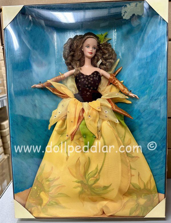 19633S Vincent Van Gogh Sunflower Barbie NRFB - Image 2