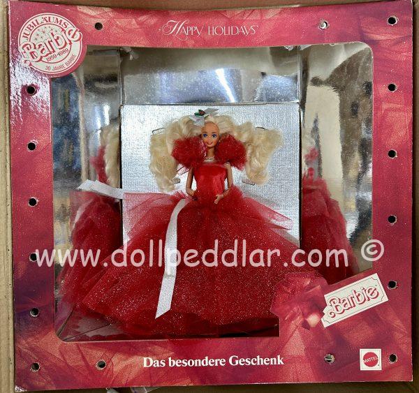 RARE 1988 German Happy Holidays Barbie Light Up Display