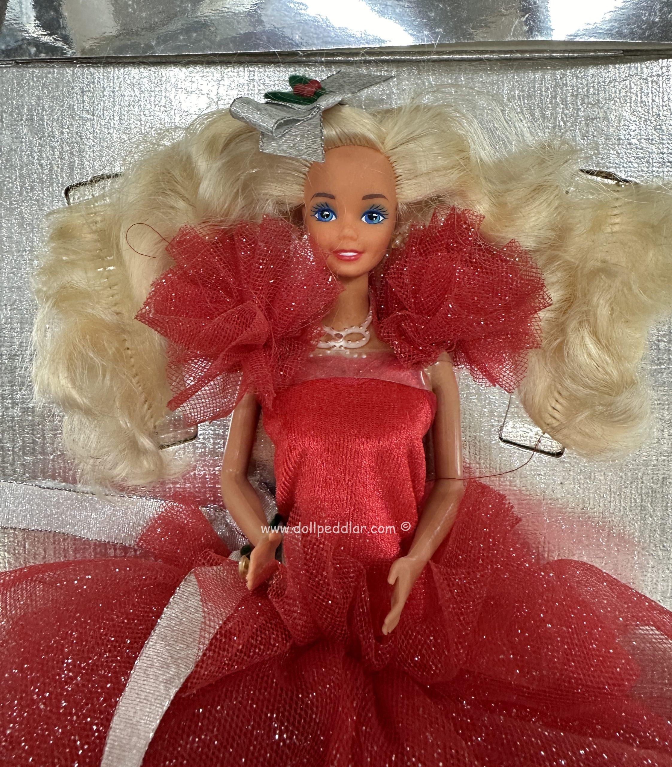 RARE 1988 German Happy Holidays Barbie Light Up Display - Image 2