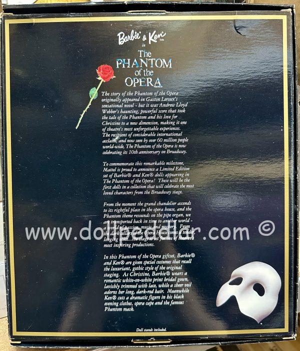 Phantom of the Opera Barbie and Ken Doll Set FAO Schwartz Limited Edition 1998 MINT NRFB - Image 14